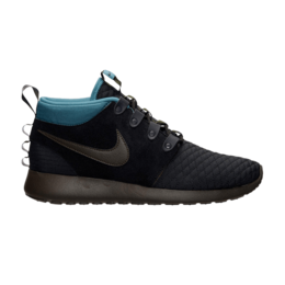 Кроссовки Nike Roshe Run Sneakerboot 'Black Mineral Teal', черный 615601 003 | black/dark loden/mineral teal/gold