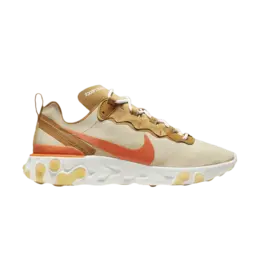 Кроссовки Nike React Element 55 'Club Gold', золотой cz3595 781 | team gold/sail/club gold/bright orange