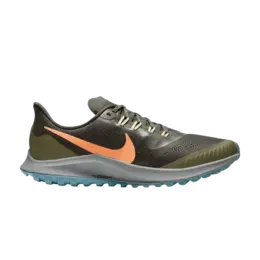 Кроссовки Nike Air Zoom Pegasus 36 Trail 'Sequoia', зеленый ar5677 303 | sequoia/medium olive/particle grey/orange trance