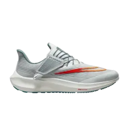 Кроссовки Nike Air Zoom Pegasus 39 FlyEase 'Pure Platinum Total Orange', серый dj7381 002 | pure platinum/mineral slate/bright spruce/total orange