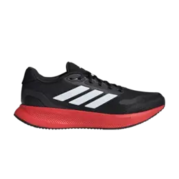 Кроссовки Adidas Runfalcon 5 'Black White Bright Red', черный ie8816 | core black/cloud white/bright red