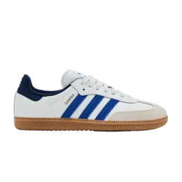 Кроссовки Adidas Samba OG 'White Royal Night Indigo', белый jh5632 | core white/royal blue/night indigo