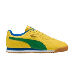 Кроссовки Puma Roma 'Anniversario - Pelé Yellow Archive Green', желтый 397720 04 | pelé yellow/archive green/team royal