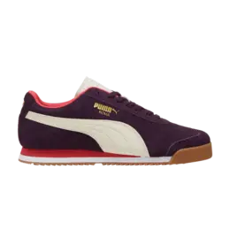 Кроссовки Puma Roma Suede 'Midnight Plum', фиолетовый 398635 01 | midnight plum/alpine snow/gum