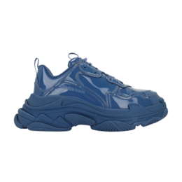 Кроссовки Balenciaga Balenciaga Triple S Sneaker 'Blue Patent', синий 734954 w2paa 4000 | blue