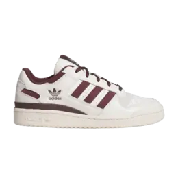 Кроссовки Adidas Forum Low CL 'White Aurora Ruby', белый jq0206 | cloud white/aurora ruby/wonder white