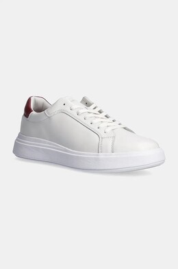 Кожаные кроссовки LOW TOP LACE UP LTH Calvin Klein, белый hm0hm01016 | biały
