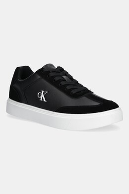Кожаные кроссовки CLASSIC CUPSOLE LACEUP WT MIX Calvin Klein, черный ym0ym01429 | czarny