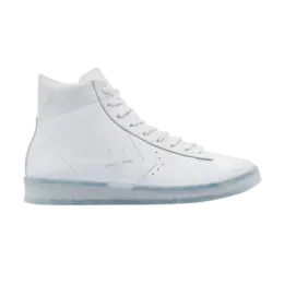 Кроссовки Converse Pro Leather High 'Black Ice - White Clear', белый 169502c | white/white/clear