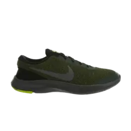 Кроссовки Nike Flex Experience RN 7 'Metallic Dark Grey', черный 908985 005 | black/metallic dark grey-volt