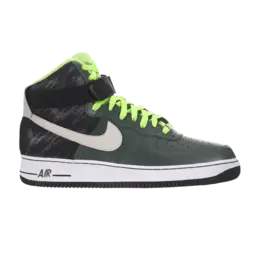 Кроссовки Nike Air Force 1 High '07 'Vintage Green Mortar', серый 315121 302 | vintage green/mortar/black/lime green/forest green