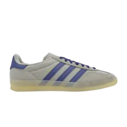 Кроссовки Adidas Gazelle Indoor 'Silver Pebble Victory Blue', серый jq8390 | silver pebble/victory blue/magic beige