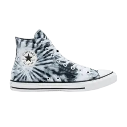 Кроссовки Converse Chuck Taylor All Star High 'Twisted Summer - Black Tie Dye', белый 167929f | black/lemongrass/white