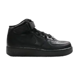 Кроссовки Nike Air Force 1 Mid '07 'Black Smoke', черный 315123 002 | black/black/black