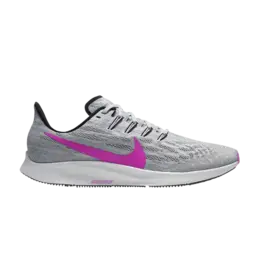Кроссовки Nike Air Zoom Pegasus 36 'Cool Grey Violet', серый aq2203 007 | pure platinum/cool grey/black/hyper violet