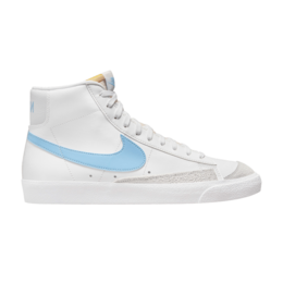 Кроссовки Nike Blazer Mid '77 Vintage 'Summit White Aquarius Blue', белый bq6806 126 | summit white/aquarius blue