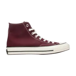 Кроссовки Converse Chuck 70 High 'Recycled Canvas - Deep Bordeaux', красный 171567c | deep bordeaux