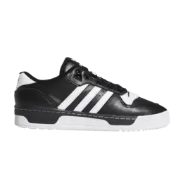 Кроссовки Adidas Rivalry Low 'Core Black', белый eg8063 | core black/cloud white/cloud white