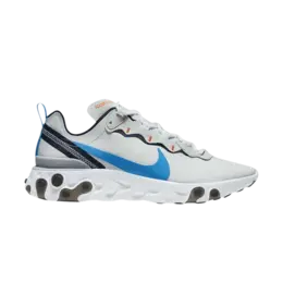 Кроссовки Nike React Element 55 'Clear Blue', серый cz3595 041 | vast grey/white/light silver grey/clear blue