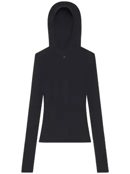 Courrèges: Топ с капюшоном 