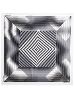 Karl Lagerfeld: Белый шарф  Essential