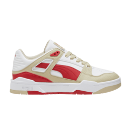 Кроссовки Puma Slipstream Leather 'White Putty Red', кремовый 387544 28 | white/putty