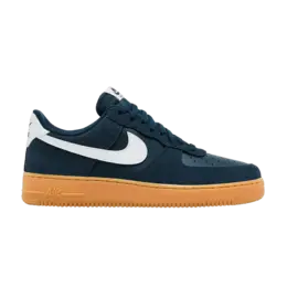 Кроссовки Nike Air Force 1 '07 LV8 'Gum Pack - Armory Navy', синий fq8714 400 | armory navy/gum light brown/summit white