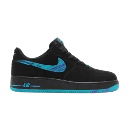 Кроссовки Nike Air Force 1, черный 488298 047 | black/turbo green-purple venom