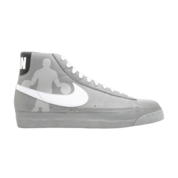 Кроссовки Nike Blazer Hi Premium 'Iceman', серебряный 312457 013 | metallic silver/white-black