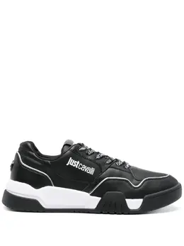 Кроссовки с эффектом металлик и логотипом Just Cavalli, черный 20228102 | черный