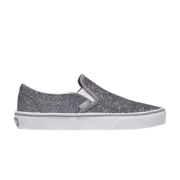 Кроссовки Vans Classic Slip-On 'Glitter - Gunmetal Grey', серый vn000ct52vm | gunmetal grey