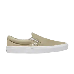 Кроссовки Vans Classic Slip-On 'Check Bumper - Khaki', зеленый vn0a2z41khk | khaki