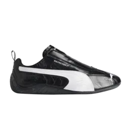 Кроссовки Balenciaga Balenciaga x Speedcat Leather 'Black White', черный 847148 wsdsb 1090 | black/white