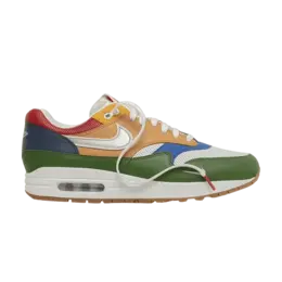 Кроссовки Nike Premium Goods x Air Max 1 SP 'Brooklyn', разноцветный ii6235 100 | white/metallic silver/forest green