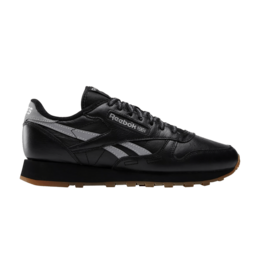 Кроссовки Reebok Places+Faces x Classic Leather 'Black', черный 100201810 | black/silver/white