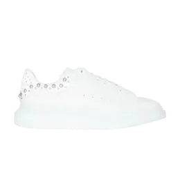Кроссовки Alexander McQueen Alexander McQueen Oversized Sneaker 'White Silver Studded', белый 662643 whtqq 9071 | white/silver