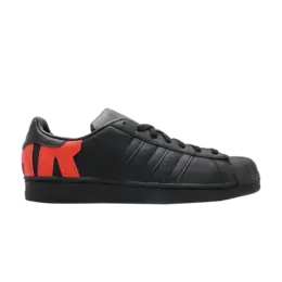 Кроссовки Adidas Superstar 'Heel Logo', черный b37981 | core black/core black/orange
