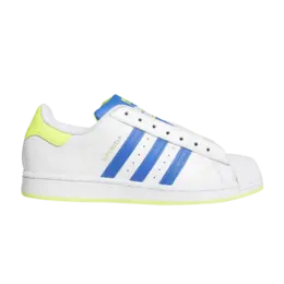 Кроссовки Adidas Superstar Laceless 'White Blue Yellow', белый fv3020 | cloud white/blue/solar yellow