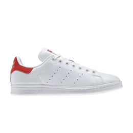 Кроссовки Adidas Stan Smith 'White Red', белый bz0482 | footwear white/footwear white/red