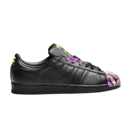Кроссовки Adidas Pharrell x Superstar 'Mr. Supershell', черный s83358 | core black/core black/yellow