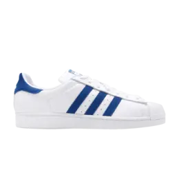Кроссовки Adidas Superstar 'White Collegiate Royal', белый ee8595 | cloud white/collegiate royal/cloud white