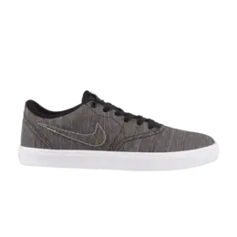 Кеды Nike Check Solarsoft Canvas Premium SB 'Black White', черный 844493 001 | black/black/white