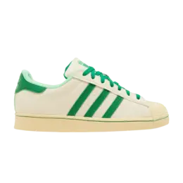 Кроссовки Adidas Ravi Restaurant x Superstar 'Ecru Tint Green', кремовый hq3609 | ecru tint/green/beam green