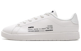 Кроссовки Anta Skateboard Shoes Men Low-Top Ivory White Black, слоновая кость/черный 112118065-4