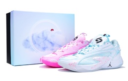 Luka 2 Амортизирующие противоскользящие низкие баскетбольные кроссовки мужские синие розовые Jordan dx9012-106(team柒-luka2蓝粉) | blue pink