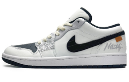 Кроссовки баскетбольные мужские Air 1 Cushioning Anti-Slip And Wear-Resistant Low-Top Vintage Black Jordan 553558-132(team285-男款旷野) | black