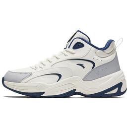 Anta Through Warm Противоскользящие Низкие Повседневные Кроссовки Мужские Белый Серый Синий, Цвет: Слоновая Кость/Грязевой Серый/Темный Морской Синий 112448957-1 | ivory white/mud gray/deep nautical blue