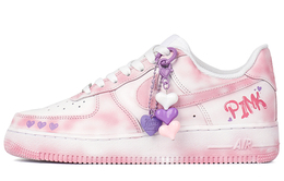 Кроссовки Nike Air Force 1 Low '07 Low-Top мужские розовые белые cw2288-111(team拾柒-男款低帮爱心板鞋粉白) | pink white