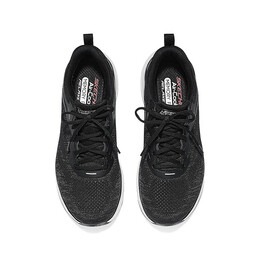 Спортивные низкие повседневные кроссовки мужские черно-белые Skechers, Black/White 232836-bkw | black/white