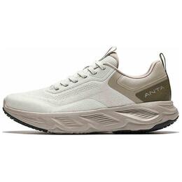 Антискользящие износостойкие низкие беговые кроссовки мужские бежево-коричневые Anta 112517718-3 | beige brown